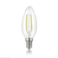 Produktbild: hellum LED Glühbirne Kerzenlampe E14, 2,5W warmweiß LED Lampe mit 250 Lumen LED Filament, E14 Vintage Led Leuchtmittel ersetzt 25-Watt Glühbirne, C35 2700 Kelvin warmweiss Klar, 207101