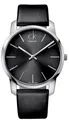 Produktbild: New Swiss Made CALVIN KLEIN City Grey Dial Leather Strap Men's Quartz Watch
