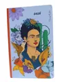Produktbild: Dumont Buchkalender Wochenplaner 2026, 13x21 cm Gummiband Falttasche FRIDA KAHLO