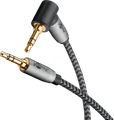 Produktbild: GOOBAY 65277 - Audio Kabel, 3,5 mm 3-Pin Klinke, 1x90°, 0,5 m