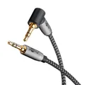 Produktbild: AUX Audio Anschlusskabel, 3,5 mm Stereo, 90 Grad 65277/0,5m