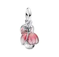 Produktbild: Pandora Charm Blume 764453C01, Kristalle, Blume, Rosa