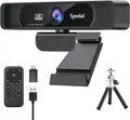 Produktbild: Spedal 4K Webcam with Microphone & Tripod, 120°Field of View. Remote Controller