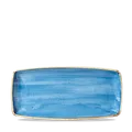 Produktbild: Churchill STONECAST Oblong Plate Cornflower Blue Platte Porzellan 29,5 x 15 cm