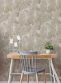 Produktbild: marburg Tapete Beige Natur Blätter Floral Dschungel Pflanzenmotiv für Schlafzimmer Wohnzimmer oder Küche Made in Germany 10,05 X 0,53m