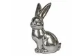 Produktbild: formano Dekofigur Osterzeit, Höhe: 38cm, Farbe: Silber, Motiv: Hase