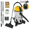 Produktbild: AREBOS Industriestaubsauger 1300W | Staubsauger Nass&Trockensauger | Mehrzwecksauger Wasser-Staubsauger | Werkstattsauger mit Steckdose | 30L Behä... - Gelb