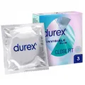 Produktbild: 5900627093223 Durex Invisible Close Fit prezerwatywy dopasowane 3 szt (P1) Durex