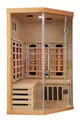Produktbild: Sano Infrarotsauna SUPREME Infrarotkabine 2 Personen 6 Strahler 2040W Sauna