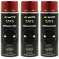 Produktbild: Lackspray rot metallic 3x 400ml Motip Car's Effektlack by Dupli-Color