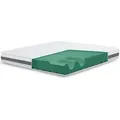 Produktbild: The White Stone Matratze 130x200 cm mit Antibakterieller Schaum | Höhe 16 cm | 3D Air Hypoallergener Bezug | Orthopädische 7‐Zonen Thermosensib... - Weiß
