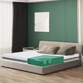 Produktbild: Orthopädische Matratze 130 X 200 Aus Antibakteriellem Memory - Höhe 16 Cm - 3d Air Hypoallergener Faserstoff - 7 Differenzierte Zonen