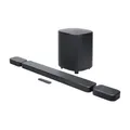 Produktbild: JBL Bar 800 MK2, 7.1‑Kanal Bluetooth‑Soundbar für TV mit abnehmbaren Lautsprechern, 10‑Zoll kabellosem Subwoofer, Dolby Atmos, HDMI eARC, WLAN, 4K‑Video, PureVoice 2.0 & MultiBeam 3.0, Schwarz