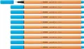 Produktbild: STABILO - Fineliner - point 88-10er Pack - Neonfarbe, leuchtfarbenblau