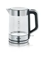 Produktbild: SEVERIN Wasserkocher WK 3420 - glass/brushed stainless steel/black - Glass/brushed stainless steel/black - 2200 W
