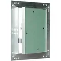 Produktbild: Wiltec - Revisionsklappe 15 x 20 cm Revisionstür mit Aluminiumrahmen, Revisionsöffnung mit 12,5 mm Gipskartoneinlage, Revi Klappe für Trockenbau