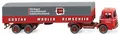 Produktbild: Wiking 051502 Pritschensattelzug (MAN) 