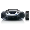 Produktbild: LENCO Boombox SCD-720SI Bluetooth DAB+ FM Radio MP3/CD-Player Kassette Recording