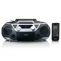 Produktbild: Lenco Multimedia SCD-720SI - XXL Boombox CD/MP3/Kassetten-Player mit DAB+/FM-Rad