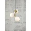 Produktbild: Nordlux Pendelleuchte LILLY, E14, IP20, Glas opalweiß, Messing NORD-48603035