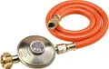 Produktbild: Druckregler 50 mbar mit 80cm Propangasschlauch Gasschlauch CFH