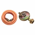 Produktbild: Set Druckregler 50mbar +80cm Schlauch Campingset Druckminderer Gasschlauch NEU