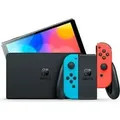 Produktbild: Nintendo Switch OLED Konsole 64GB Neonrot, Neonblau