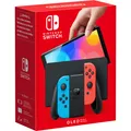 Produktbild: Nintendo Switch (OLED-Modell), Spielkonsole, neon-rot
