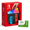 Produktbild: Nintendo Switch OLED Modell – 7 Zoll – 64GB – Neon Rot/Blau – OVP – sehr guter