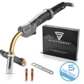Produktbild: STAHLWERK MIG MAG Schweißbrenner MB25 AK25 5m Schlauchpaket Eurozentralanschluss