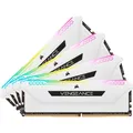 Produktbild: Corsair Vengeance RGB PRO SL (4 x 16GB, 3200 MHz, DDR4-RAM, U-DIMM) (CMH64GX4M4E3200C16W)