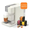 Produktbild: TCHIBO Qbo MILK MASTER + 24 Kapseln Kapselmaschine Weiß