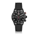 Produktbild: Audi 3102400400 Chronograph Armbanduhr Uhr Herren, mit Ringe Logo, schwarz