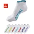 Produktbild: Sneakersocken CHIEMSEE, Damen, Gr. 31-34, weiß, Baumwolle, Elasthan, Polyamid, unifarben, elastisch, Socken Sneakersocken, mit farbigen Logos