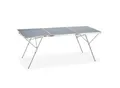 Produktbild: tectake® Aluminium Campingtisch, klappbar, bodenschonende, höhenverstellbare Füße, 180 x 70 x 70,5 cm