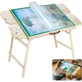 Produktbild: Vevor 1500-tlg. Puzzlebrett Mit 5 Schubladen & Abdeckung & Klappbaren Beinen & Verstellbarer Neigungswinkel, Puzzletisch (865 X 635 Mm) Für Erwachsene, Puzzle-aufbewahrungssystem Puzzle Boards