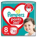 Produktbild: Pampers Windeln Größe 8 (17+kg) 32 Stück Windeln mit Stop & Protect Auslaufschutz hinten