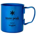 Produktbild: Snow Peak - Titanium Double Wall Cup - Tasse Gr 450 ml blau