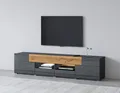 Produktbild: INOSIGN Lowboard Toledo,Breite 209cm, trendige TV-Schrank mit dekorative Fräsungen, TV-Board ohne Beleuchtung, TV-Kommode mit viel Stauraum
