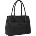 Produktbild: Benthill Damen Handtasche Echt-Leder - Umhängetasche aus weichem hochwertigem Echtleder - Vintage Fashion Bag Beutel - Shopper - Schultertasche - Schwarz