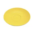 Produktbild: Ritzenhoff & Breker Doppio Kaffeeuntertasse, 1 Stück, Sonnengelb, ø 16 cm, Kaffee Unterteller mit farbigem Rand, Untere aus Porzellan, Spülmaschinengeeignet