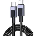 Produktbild: Ugreen Kabel Typ C 2.0 Stecker zu Typ C 2.0 Stecker 5A Datenkabel 2M Schwarz (2 m, USB 2.0) (45064)