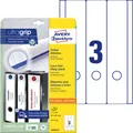 Produktbild: Avery-Zweckform Ordner-Etiketten L4759-10 61 x 297 mm Papier Weiß Permanent h...
