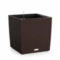 Produktbild: Lechuza Blumentopf Pflanzgefäß Cube Cottage 50 Komplett-Set mokka 15395