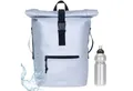 Produktbild: ELEPHANT Freizeitrucksack Time Bag aus Plane, Rucksack Laptoprucksack Daypack wasserabweisend + Trinkflasche