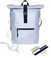 Produktbild: Rucksack Damen Fahrradrucksack A4 Laptop Plane Time Bag 13074 Metallic Silber +n