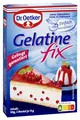 Produktbild: Dr. Oetker Gelatine Fix, 12 x 30 g, Speisegelatine ohne Quellen mit Oligofruktose, Gelier- & Bindemittel beim Kochen und Backen, für Kuchen, Desserts uvm.