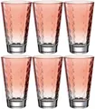 Produktbild: LEONARDO Longdrinkglas OPTIC, 6-tlg., Glas, 300 ml, 6-teilig