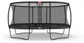 Produktbild: BERG Trampolin oval Grand Elite Regular 520 grau + Safety Net Deluxe Airflow pro