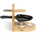 Produktbild: LIVOO Raclette MEN397 Kerzen-Raclette schwarz